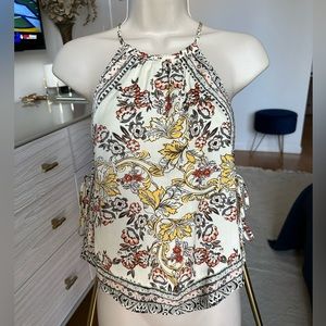 Free People Boho Festival Halter Tank Small